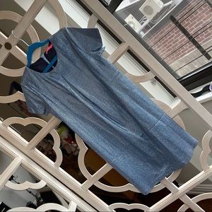 NWOT Sparkly blue girls size 9-10 LE BIG dress